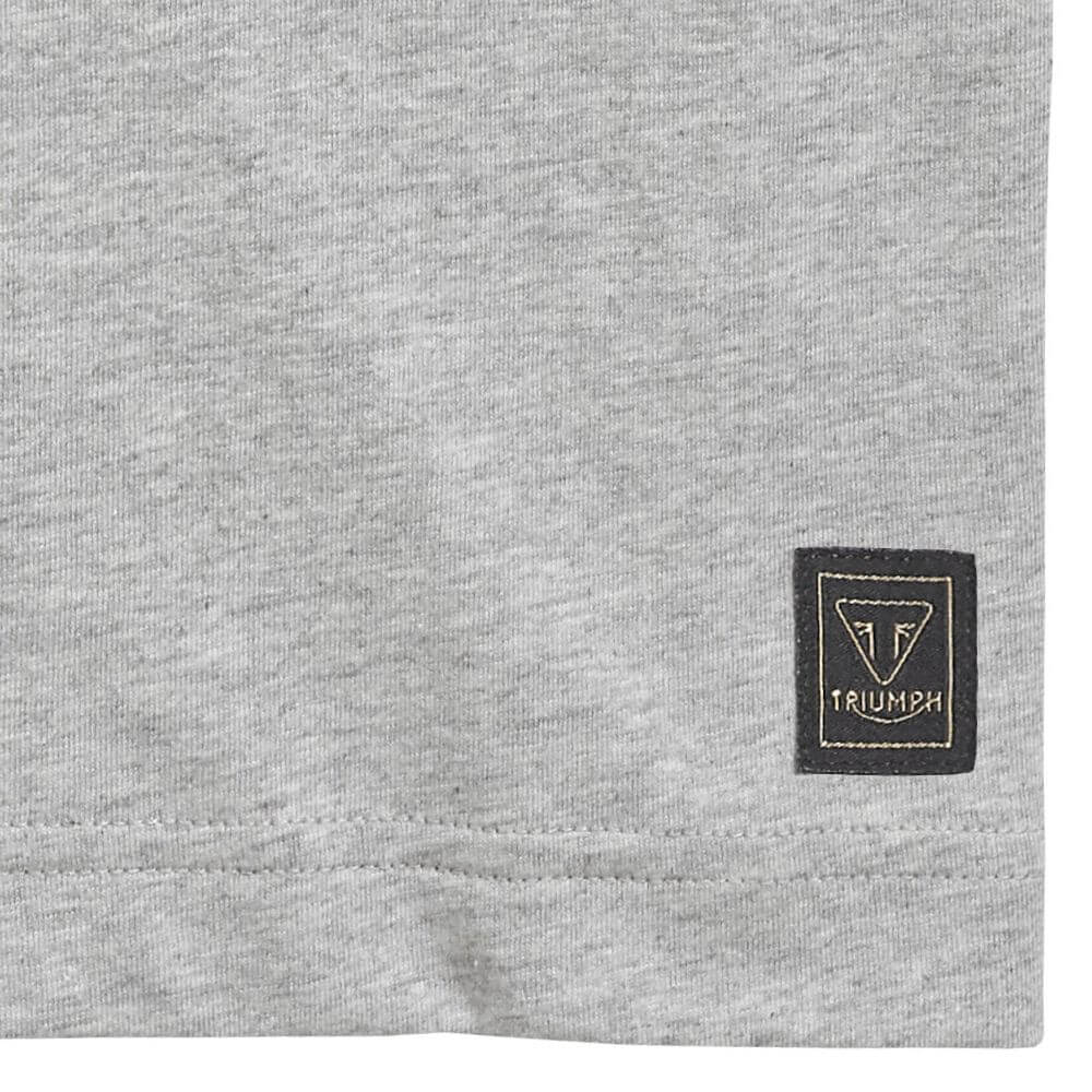 Burnham Tee Grey Marl / Black - Image 3