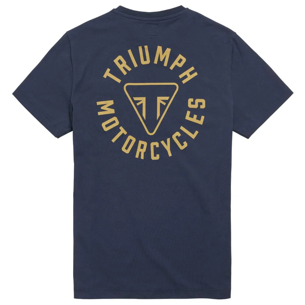 Newlyn Tee Black Iris / Dull Gold - Image 3